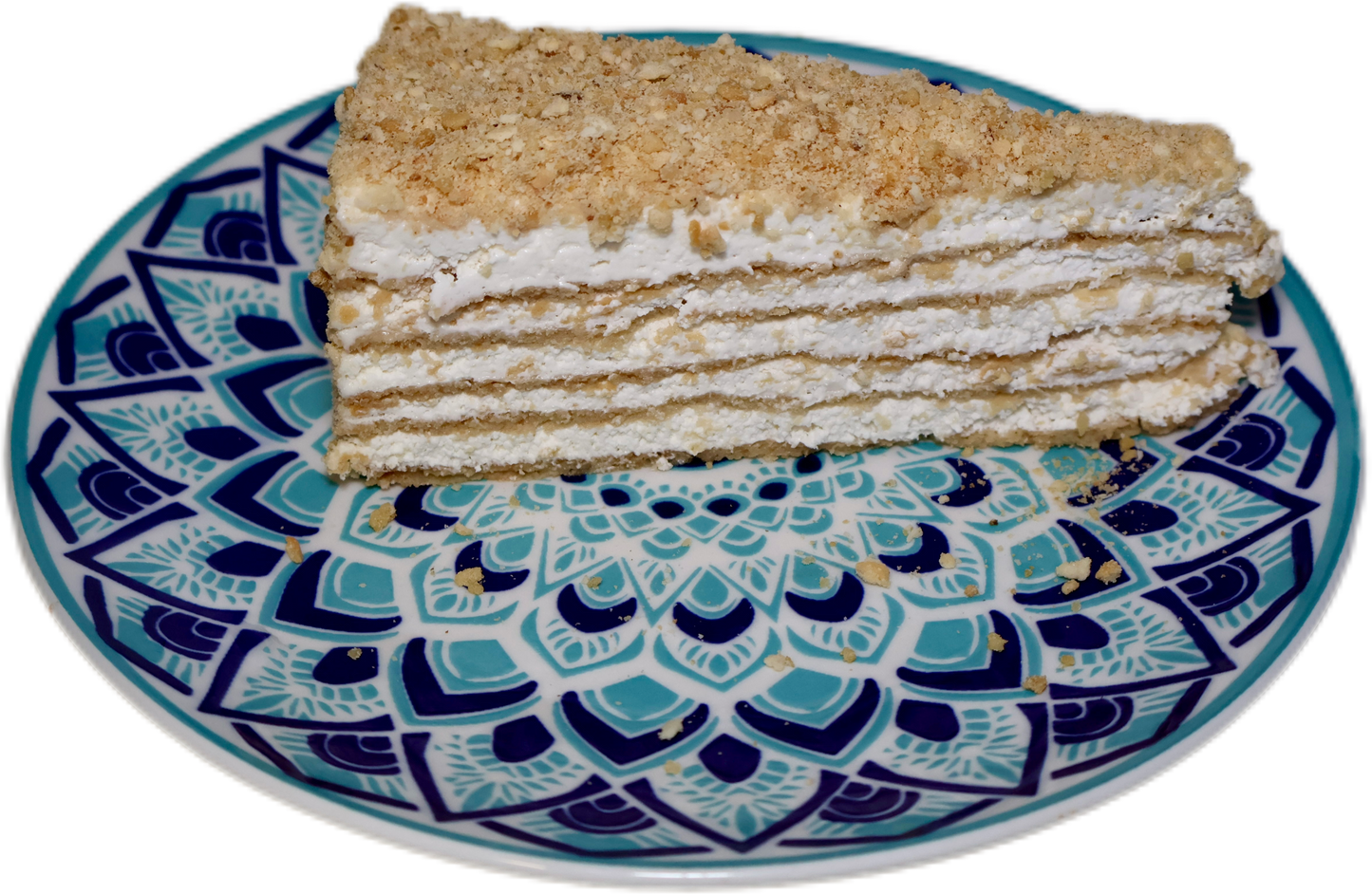 Френска селска (заквасена сметана, ядки, бисквити, мед)