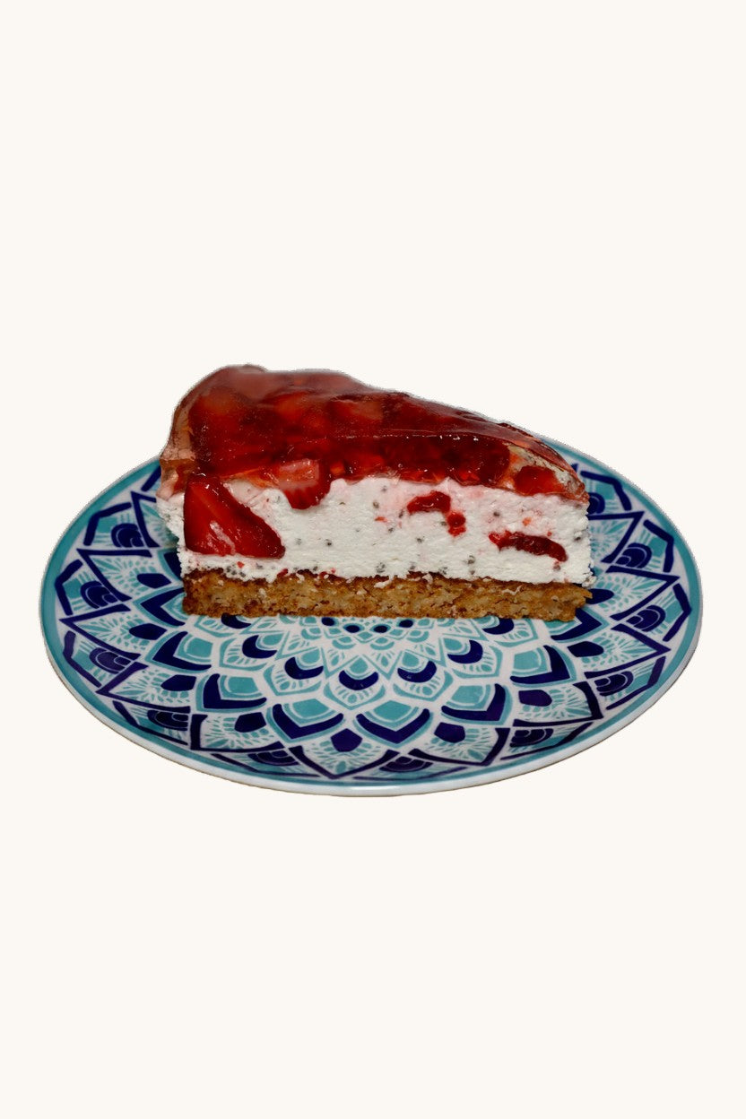 Ягоди с чиа (сметана, чиа, мед, плодове)
