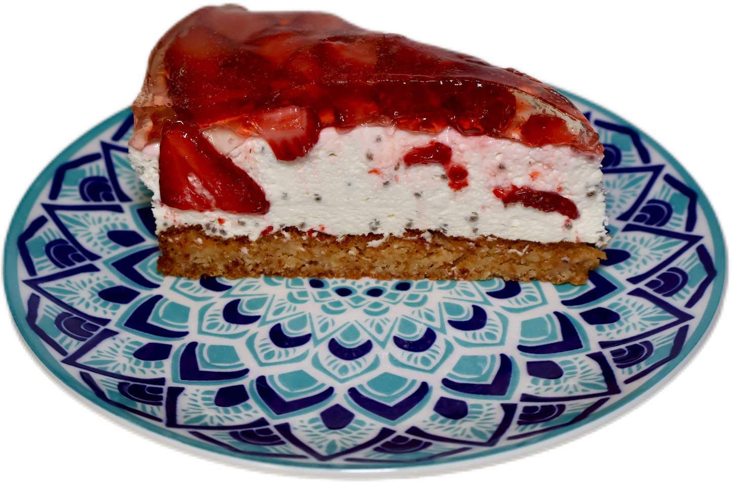 Ягоди с чиа (сметана, чиа, мед, плодове)