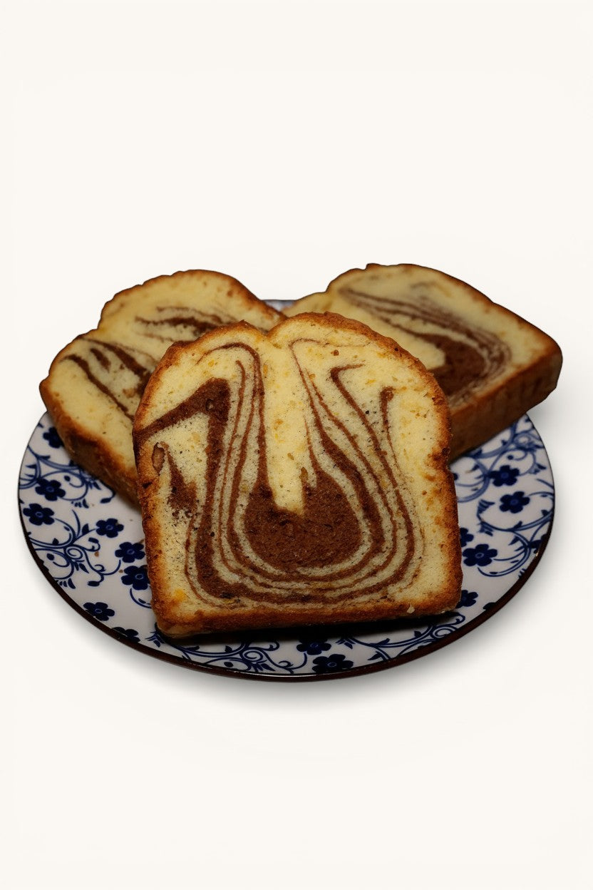 Кекс с какао и портокал