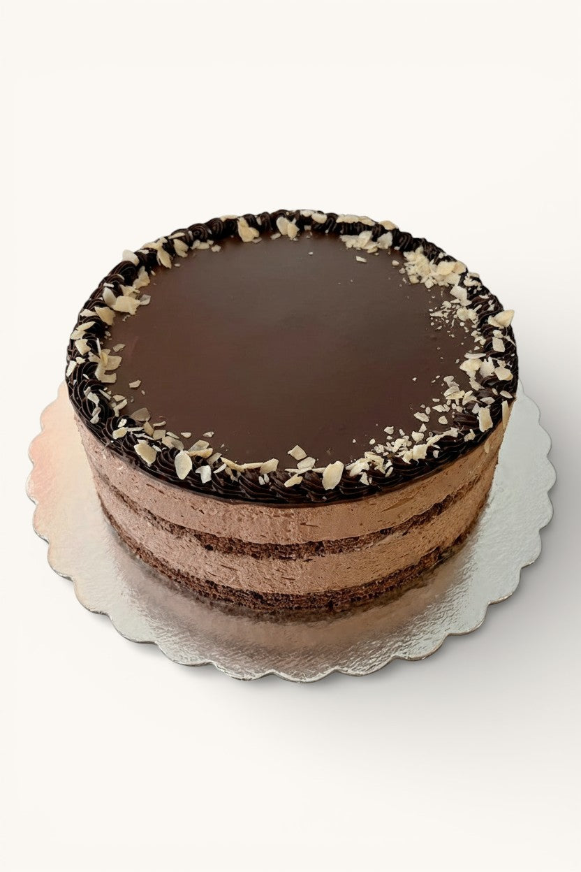 Шоколадова торта без захар (бадемово брашно,маскарпоне,еритритол)